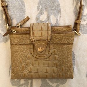 Brahmin leather crossbody handbag